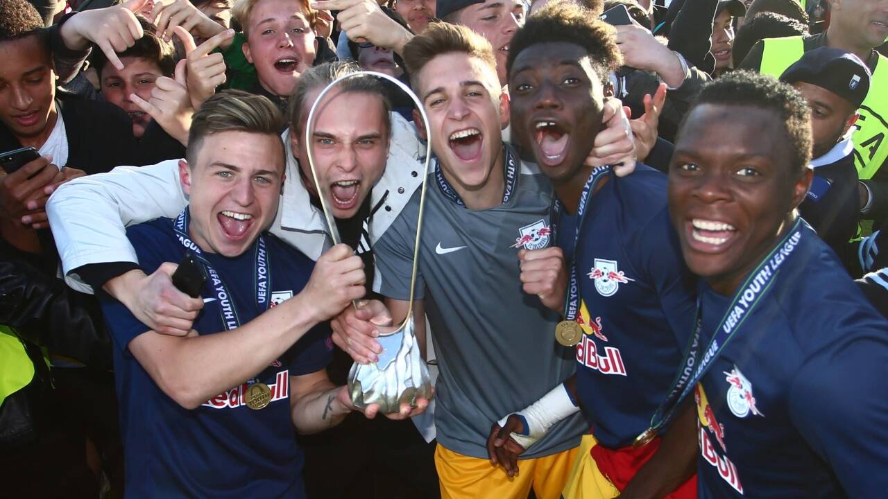 Riesenerfolg: Gewinn der Youth League 2017. 