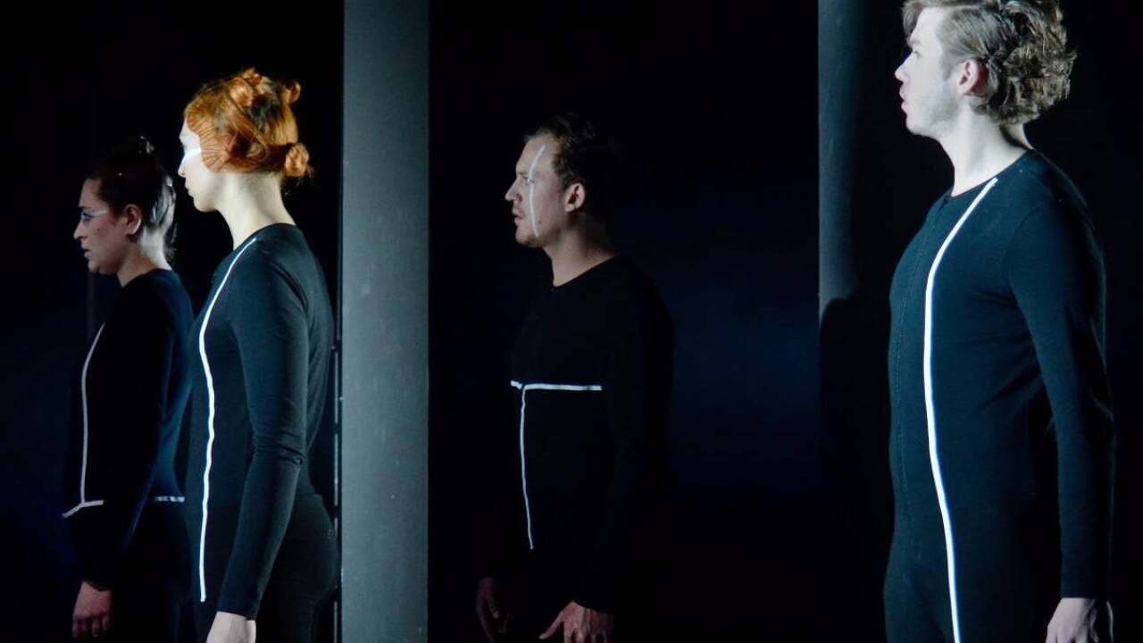 „Mitwisser“, Abschlussproduktion des Schauspiel-Abteilung der Universität Mozarteum 