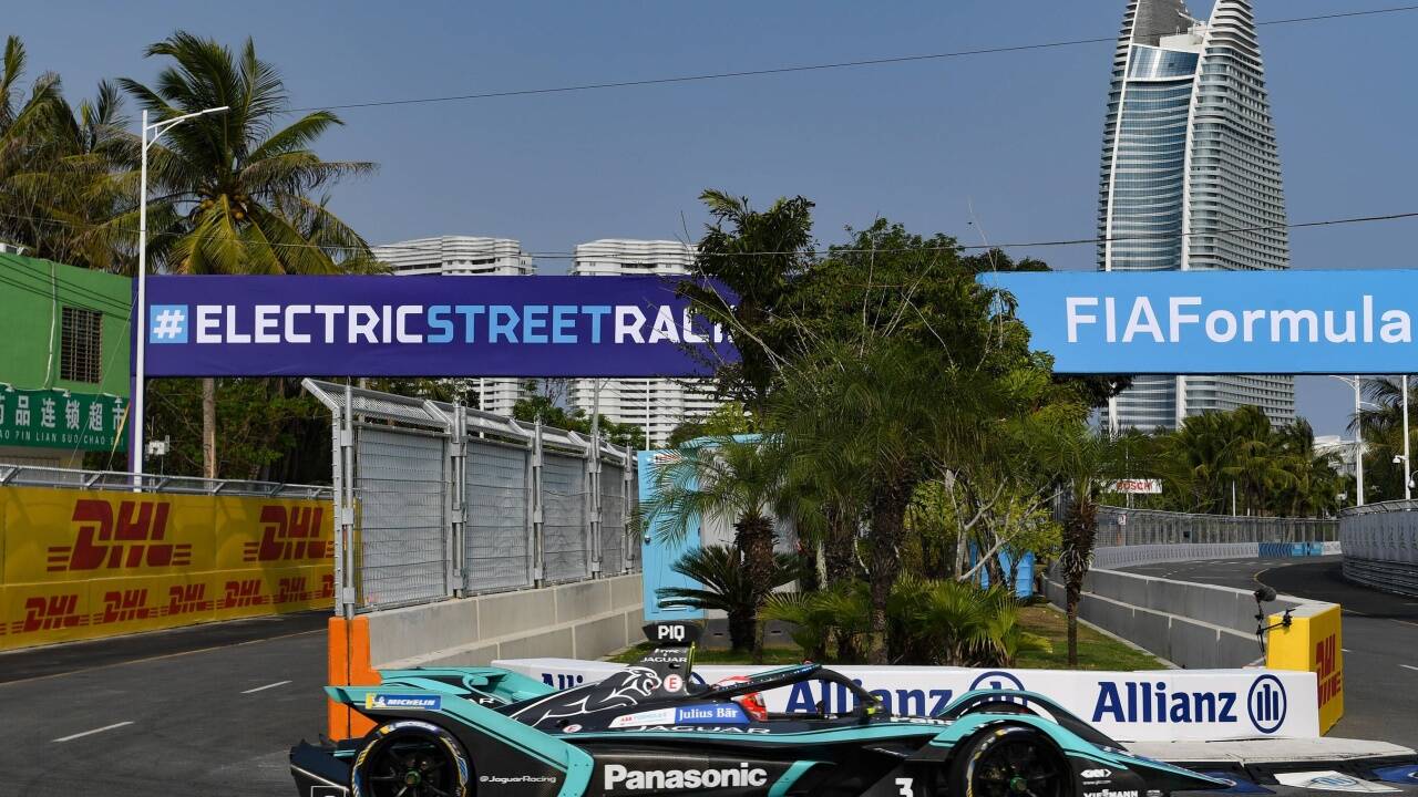Der ePrix von Sanya (China) war vorerst das letzte Formel-E-Rennen für Nelson Piquet jun. im Jaguar-Team. 