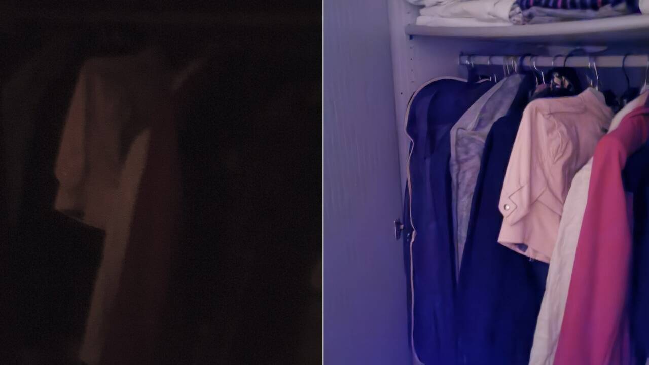 Dasselbe Motiv – ein Schlafzimmerschrank –, zwei Mal fotografiert: links mit Samsungs aktuellem Premium-Smartphone, dem S10 Plus, rechts mit Huaweis neuem P30 Pro. Der Unterschied ist augenscheinlich. 