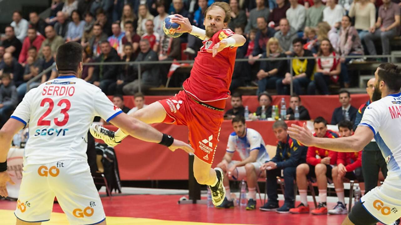 Gerald Zeiner beim Wurf 