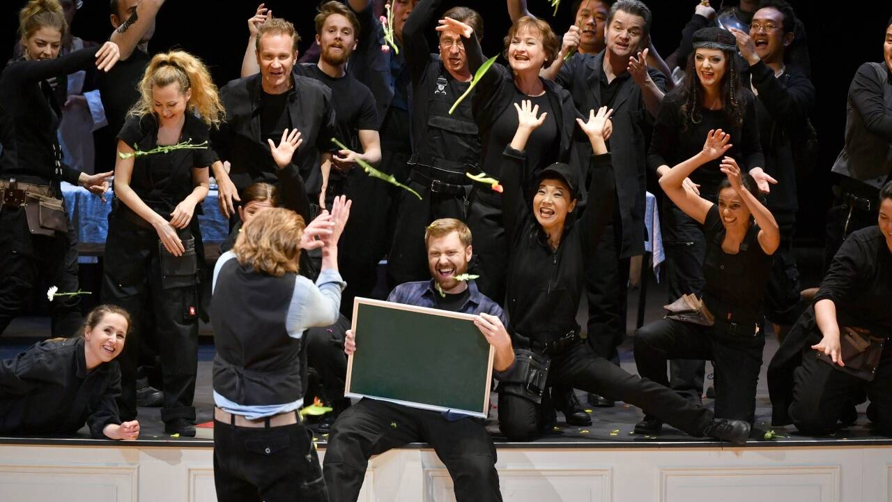 „Die Meistersinger von Nürnberg“ bei den Salzburger Osterfestspielen. „Die Meistersinger von Nürnberg“ bei den Salzburger Osterfestspielen.