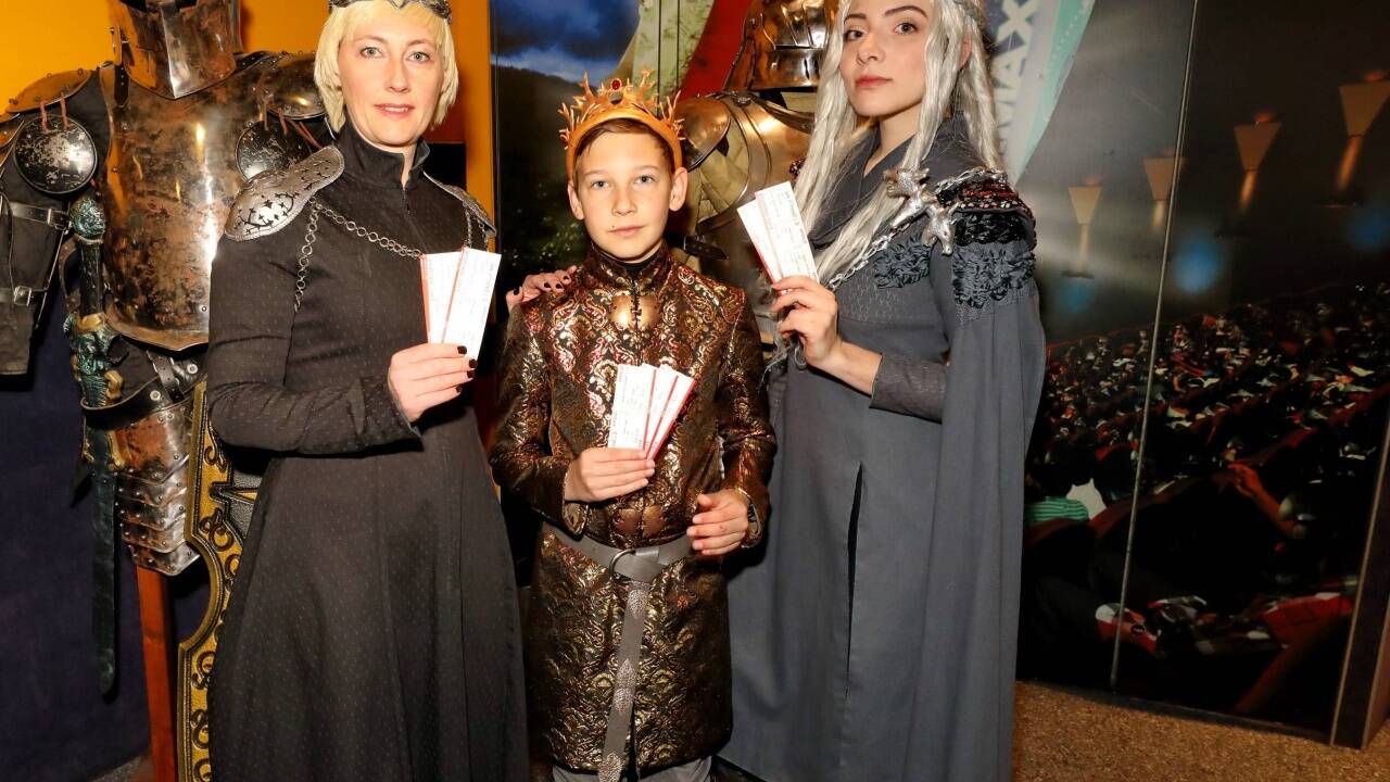 „Game of Thrones“-Folklore im Apollo Kino in Wien. 