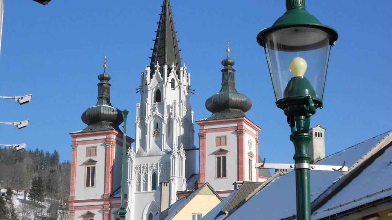 Die Wallfahrtsbasilika von Mariazell hat als eine der wenigen Kirchen in Österreich eine vollautomatische Brandschutzanlage installiert. 