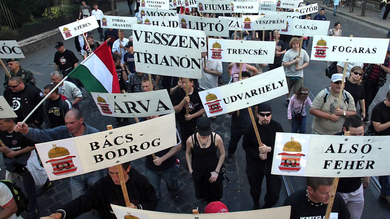 Für ungarische Nationalisten ist Trianon noch immer ein Thema 