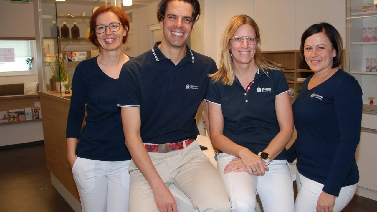 Im Bild von links: Karin Lerchner, Helmut und Petra Lassacher sowie Katrin Lerchner. 