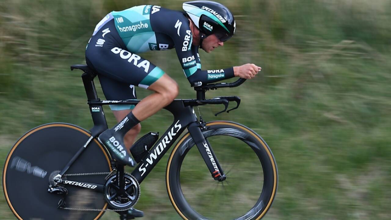 Gro§schartner hatte nur seinen Bora-Kollegen Bennett vor sich  Gro§schartner hatte nur seinen Bora-Kollegen Bennett vor sich