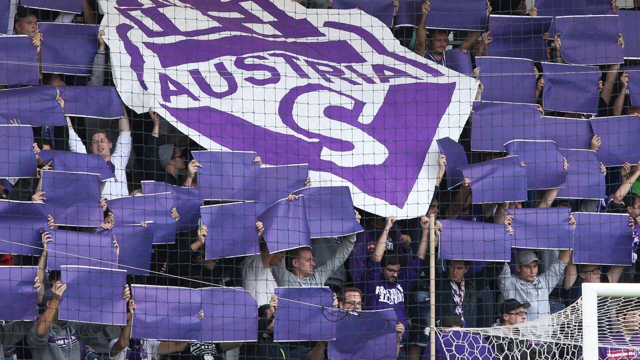 Die Austria-Fans können positiv in die Zukunft schauen. Die Austria-Fans können positiv in die Zukunft schauen.