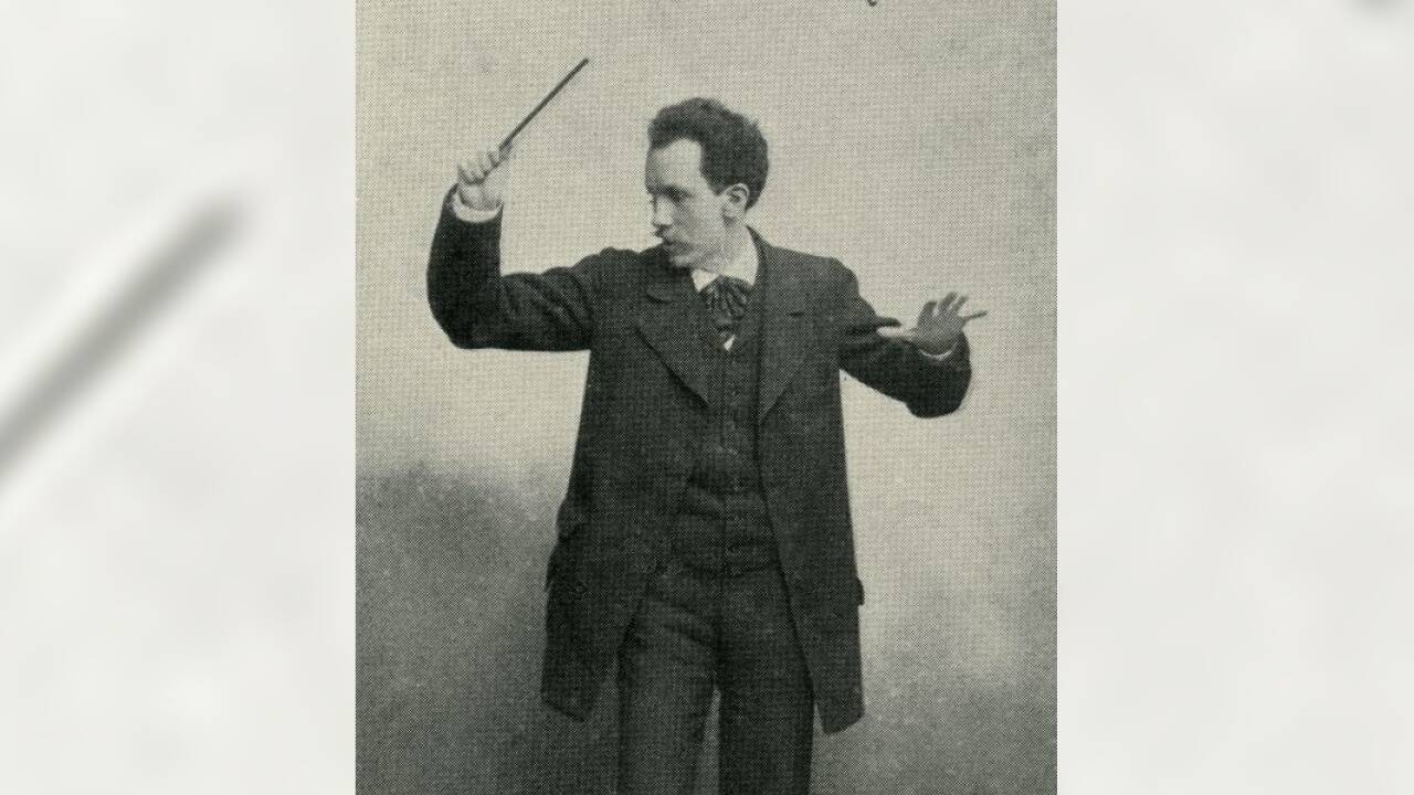 Richard Strauss, der große Komponist, wurde 1919 Direktor der Wiener Oper.  Richard Strauss, der große Komponist, wurde 1919 Direktor der Wiener Oper.