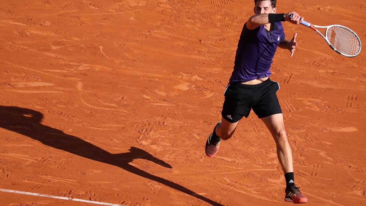 Dominic Thiem kassierte im Achtelfinale von Monte Carlo eine überraschende Niederlage.  Dominic Thiem kassierte im Achtelfinale von Monte Carlo eine überraschende Niederlage.