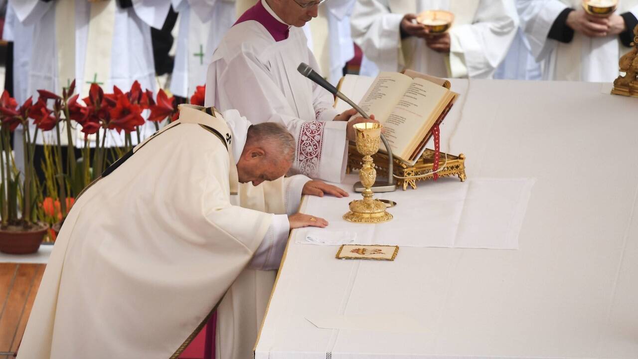 Bilder vom Gottesdienst in Rom.   Bilder vom Gottesdienst in Rom.