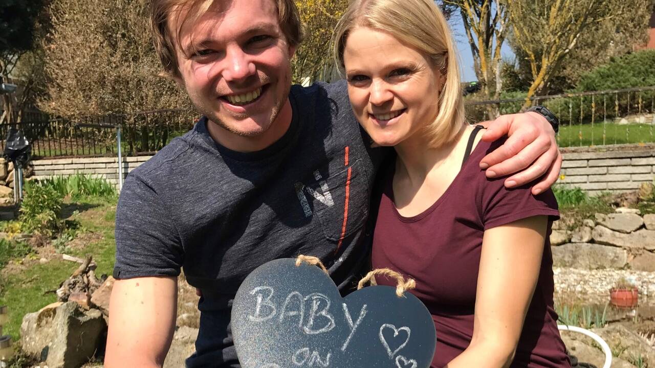Daniel und Michaela Herlbauer freuen sich auf ihr erstes Kind. 