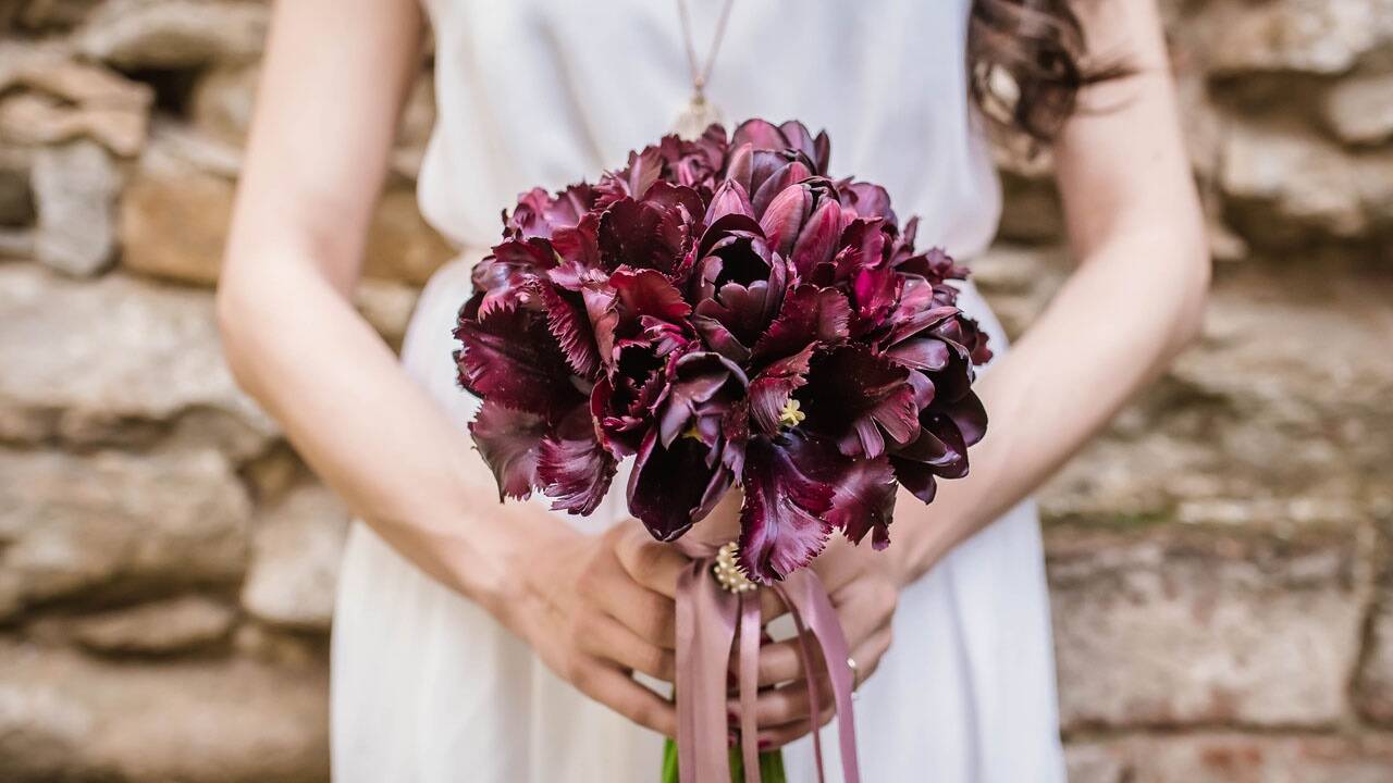 Wichtiges Detail einer Hochzeit: der Brautstrauss. 