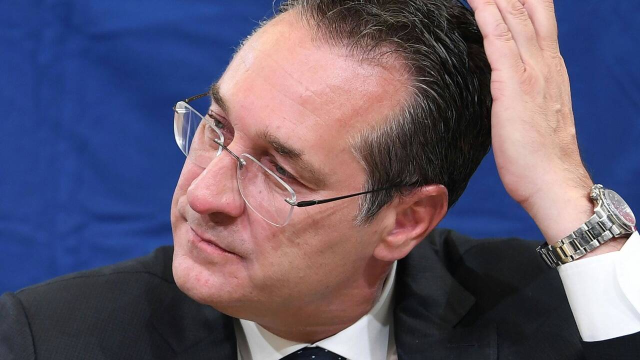 Vizekanzler Heinz-Christian Strache (FPÖ) am Dienstag, 23. April 2019, in Wien: „In den politischen Müll gegriffen.“ 