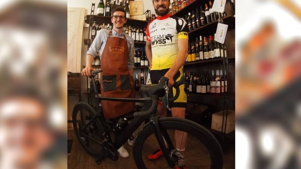 Die beiden Organisatoren Aaron Priewasser (l.) und Manuel Wyss Bilder:  