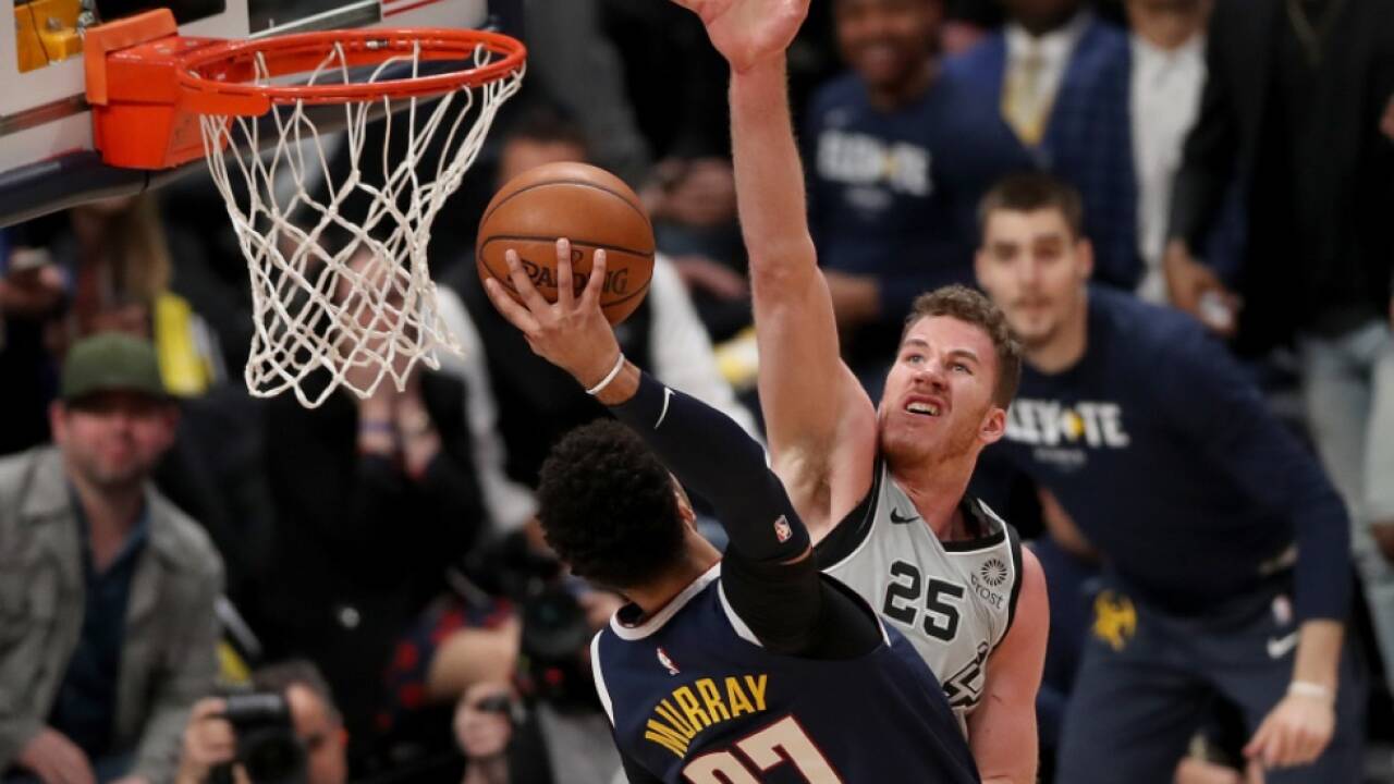 Pöltl verzeichnete acht Rebounds 