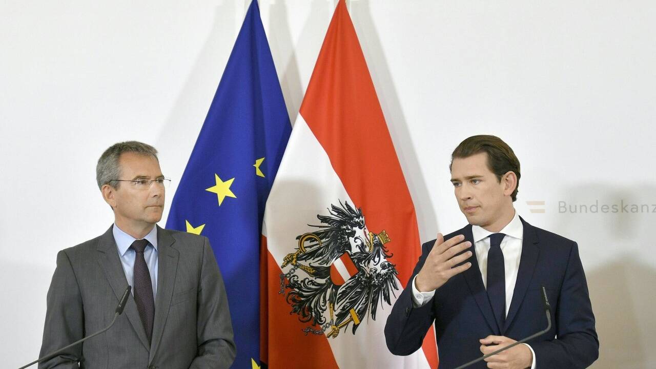 Finanzminister Hartwig Löger und Kanzler Sebastian Kurz. 