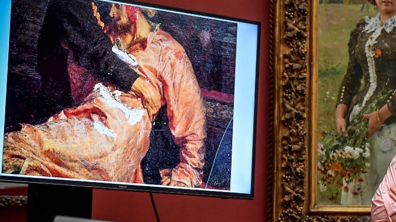 Repins Gemälde 'Iwan der Schreckliche' wurde schwer beschädigt 