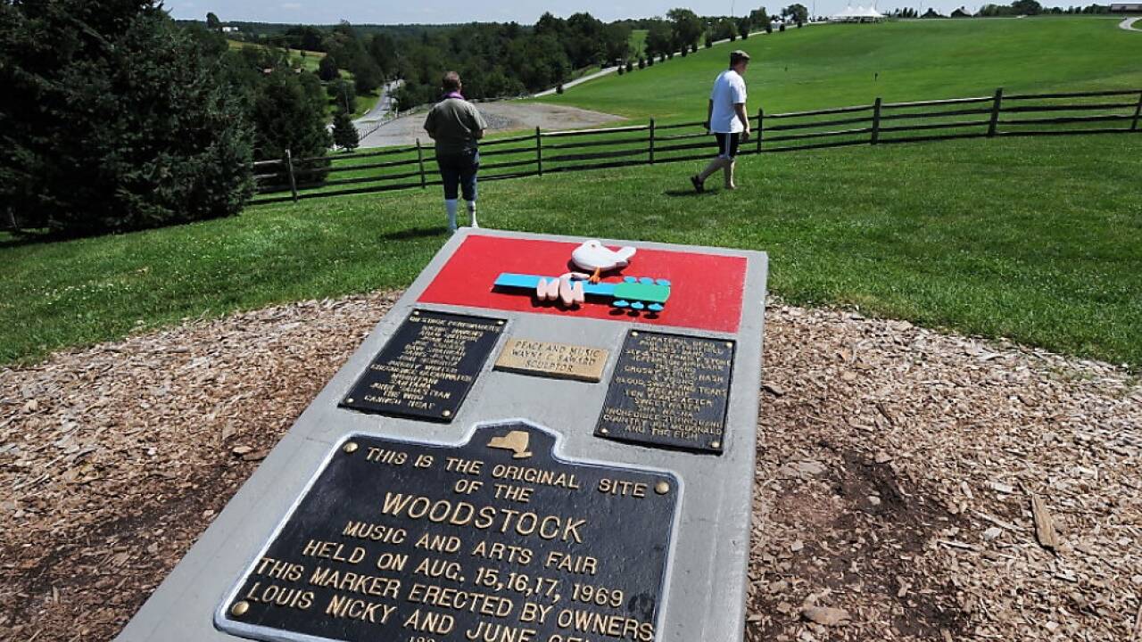 Das ursprüngliche Woodstock-Festival fand 1969 statt 