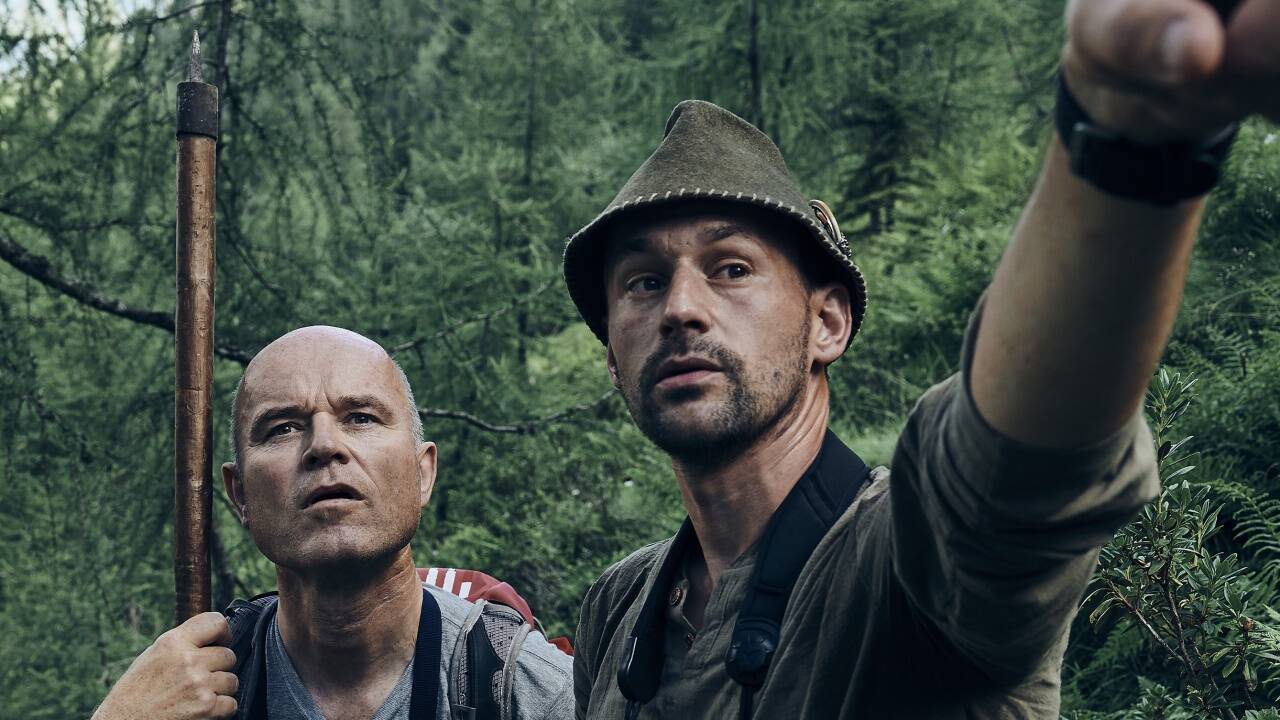 Rudi Obauer und Christoph Burgstaller auf der Pirsch. Rudi Obauer und Christoph Burgstaller auf der Pirsch.