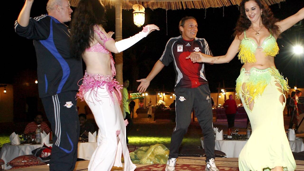 Den Rhythmus im Blut: Laszlo Bodnar bei einem Trainingslager in Dubai.  
