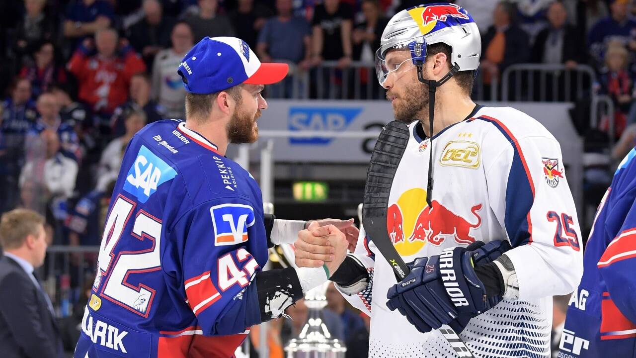 Im Finale der deutschen Liga standen einander Chad Kolarik (links) und Derek Joslin (re.) gegenüber, ab sofort spielen beide gemeinsam für Salzburg. Im Finale der deutschen Liga standen einander Chad Kolarik (links) und Derek Joslin (re.) gegenüber, ab sofort spielen beide gemeinsam für Salzburg.
