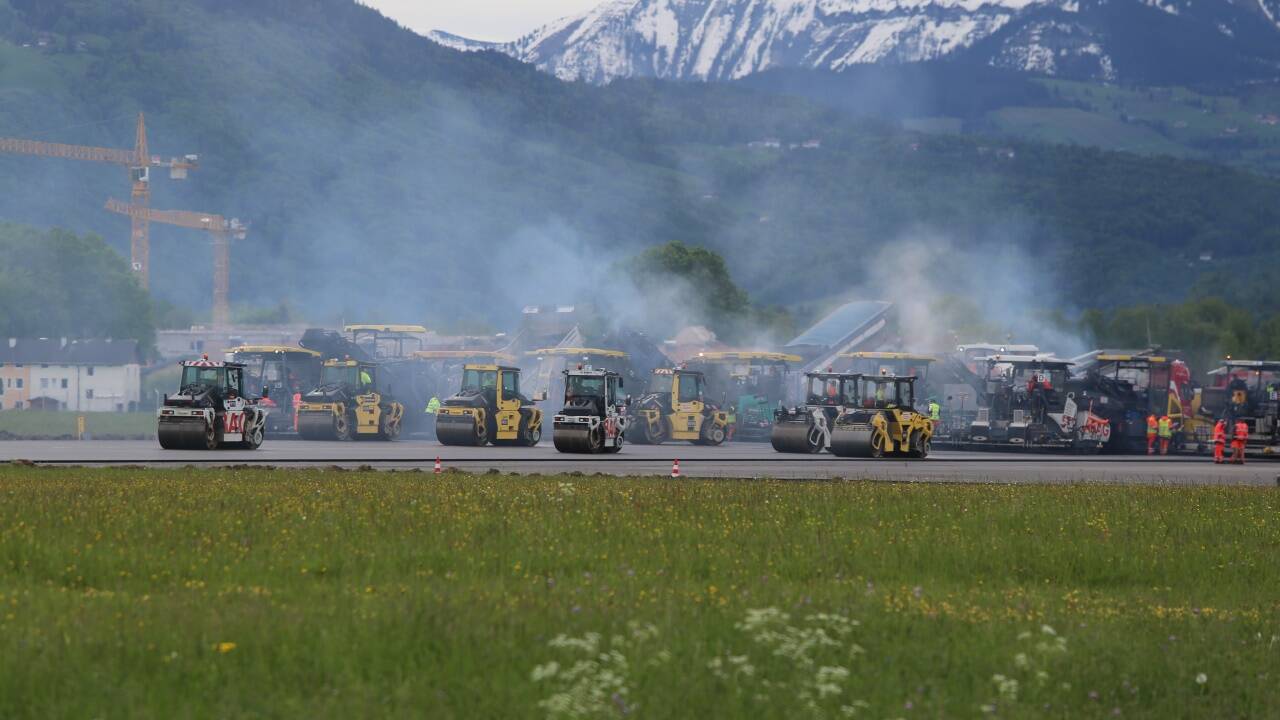 Bilder von der Sanierung. 