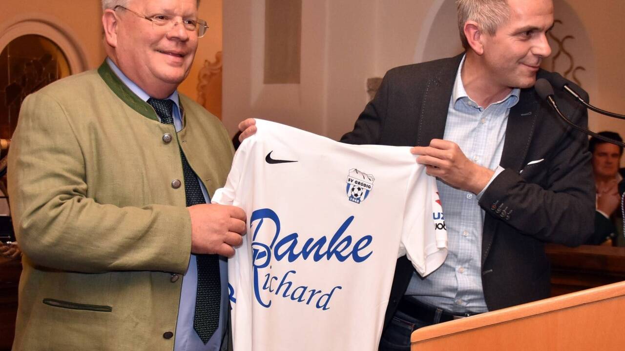 Auch der SV Grödig bedankte sich. 