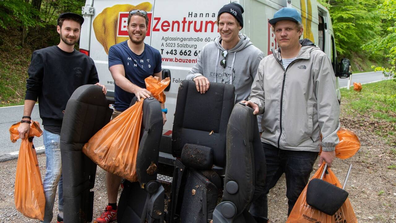Michael Plamberger, Dominik Brutmann, Florian Deinhamer, Florian Hannak.   Michael Plamberger, Dominik Brutmann, Florian Deinhamer, Florian Hannak.