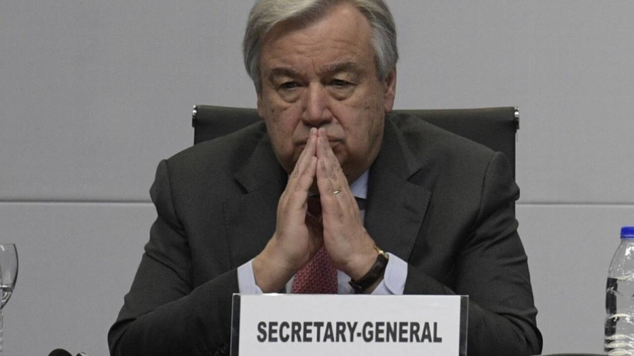 Klima-Appell von UNO-Generalsekretär Antonio Guterres 