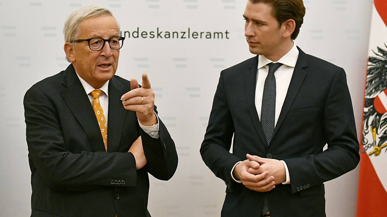 Bundeskanzler Sebastian Kurz, hier mit EU-Kommissionspräsident Jean-Claude Juncker. 