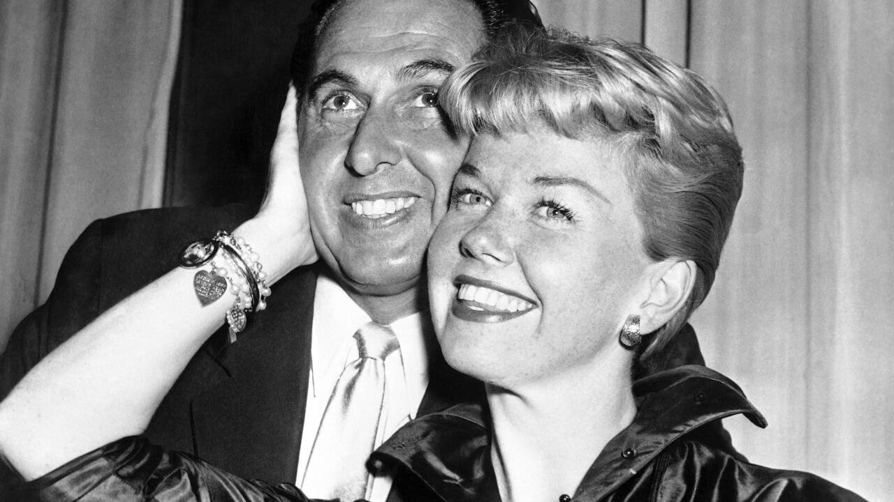 Doris Day 1955 mit ihrem Gatten Martin Melcher Doris Day 1955 mit ihrem Gatten Martin Melcher