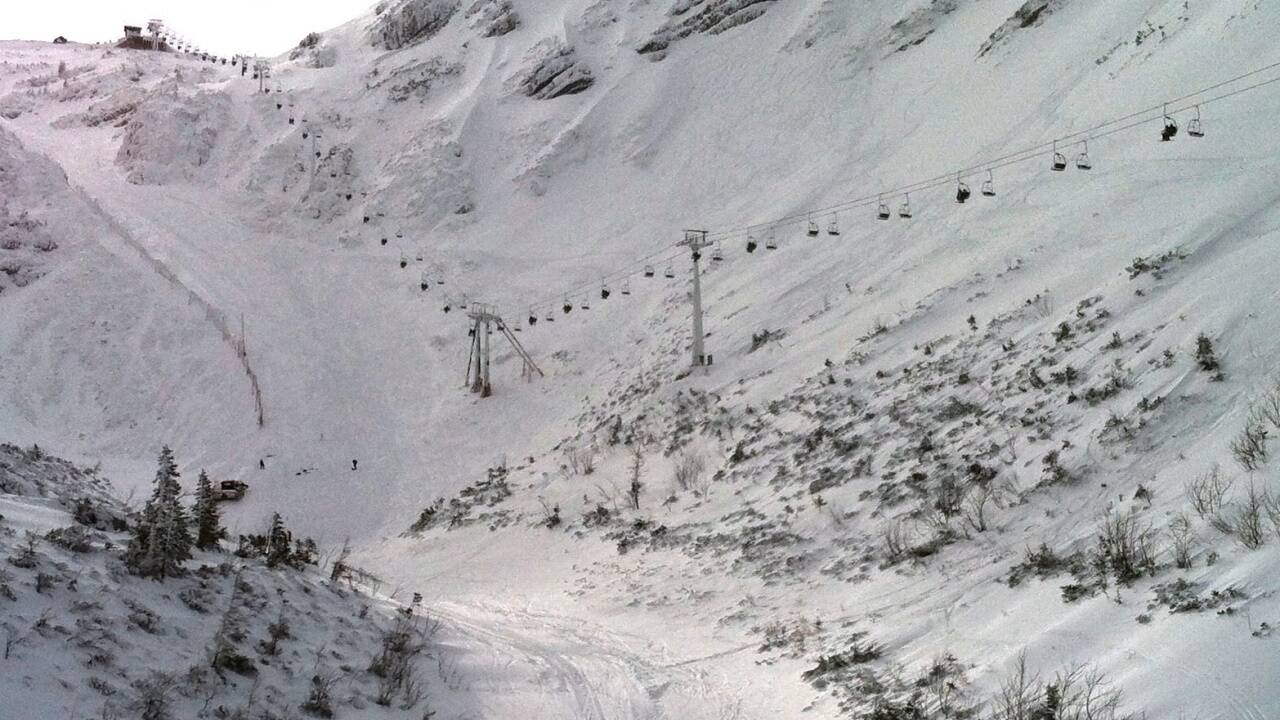 Skigebiet Hochkar in Niederösterreich.  Skigebiet Hochkar in Niederösterreich.