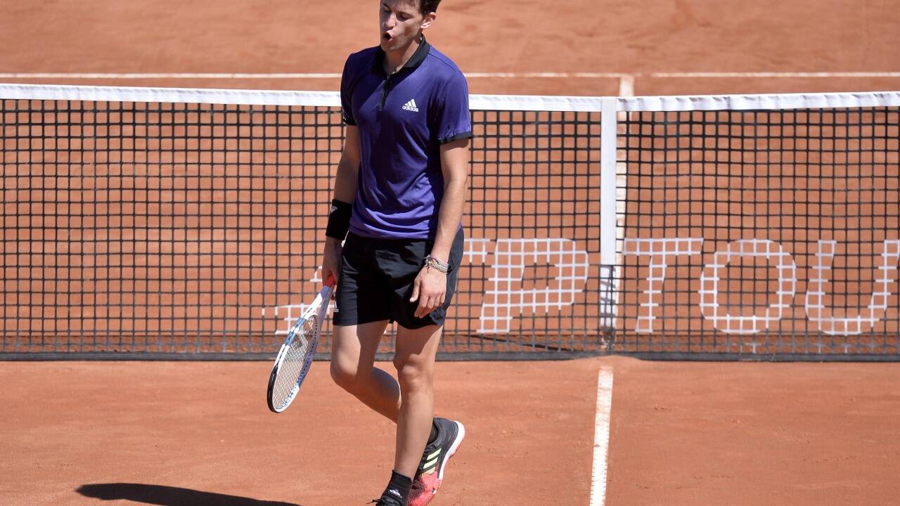 Dominic Thiem musste sich Fernando Verdasco geschlagen gegeben Dominic Thiem musste sich Fernando Verdasco geschlagen gegeben
