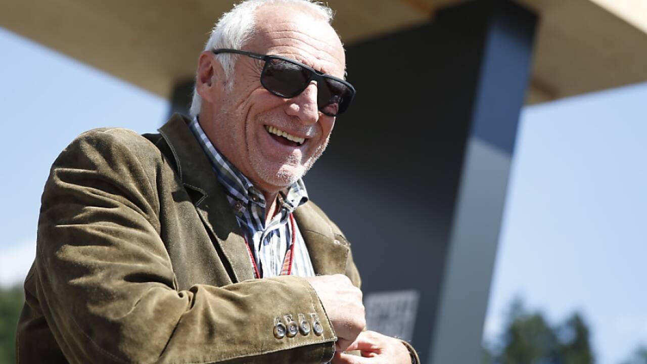 Red-Bull-Chef Dietrich Mateschitz am Sonntag, 1. Juli 2018, im Fahrerlager vor dem Formel 1-Grand Prix von Österreich am Red Bull Ring in Spielberg.  