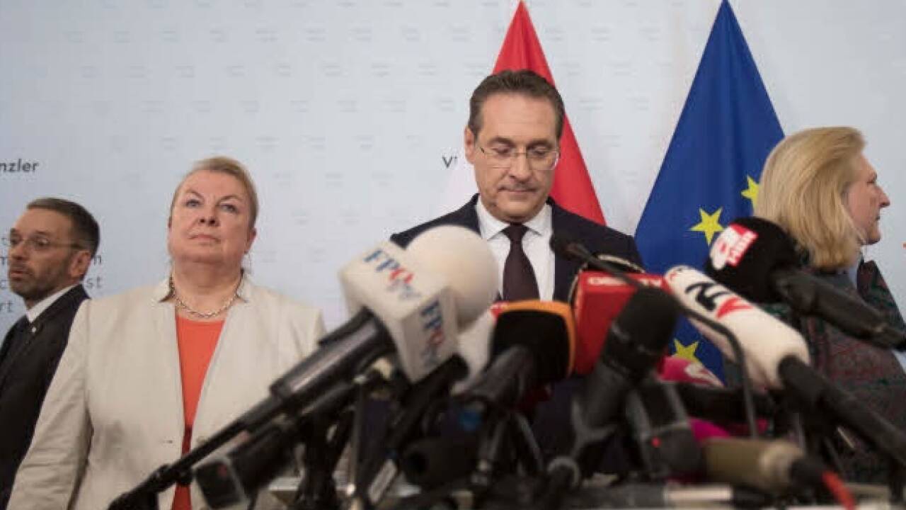 Der Abgang: Der FPÖ-Chef und Vizekanzler der Republik gab am Samstag seinen Rücktritt von allen Ämtern bekannt.  