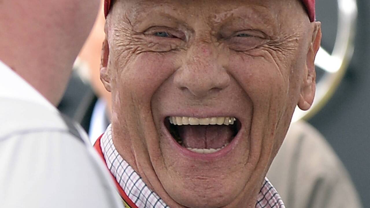 Bemerkenswerte Sprüche waren auch eine seiner Stärken: Niki Lauda (hier am 16. März 2014 beim GP von Australien in Melbourne). 