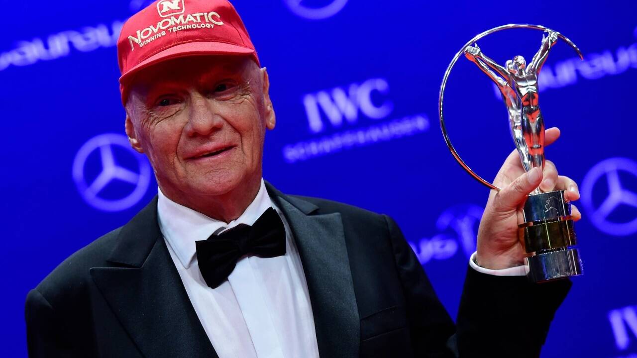 Ausgezeichnet: Niki Lauda am 19. April 2016 bei der Laures Sport Awards-Gala in Berlin. 