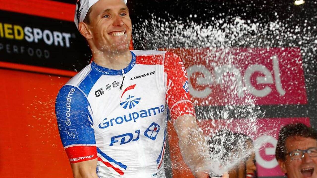 Arnaud Demare darf sich über einen Etappensieg freuen  Arnaud Demare darf sich über einen Etappensieg freuen