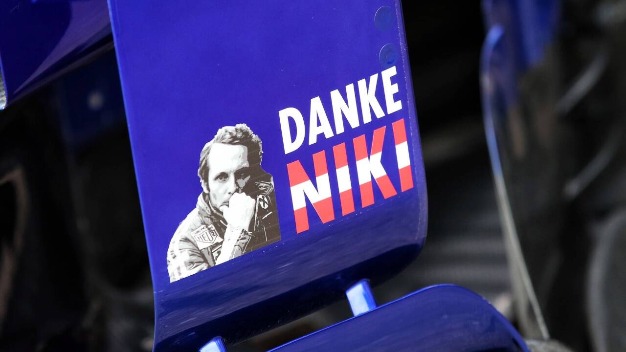 Trauer um Niki Lauda.  
