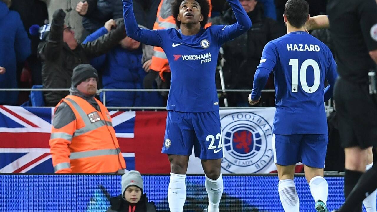 Hallo Salzburg: Chelsea mit Willian kommt nach Salzburg. 