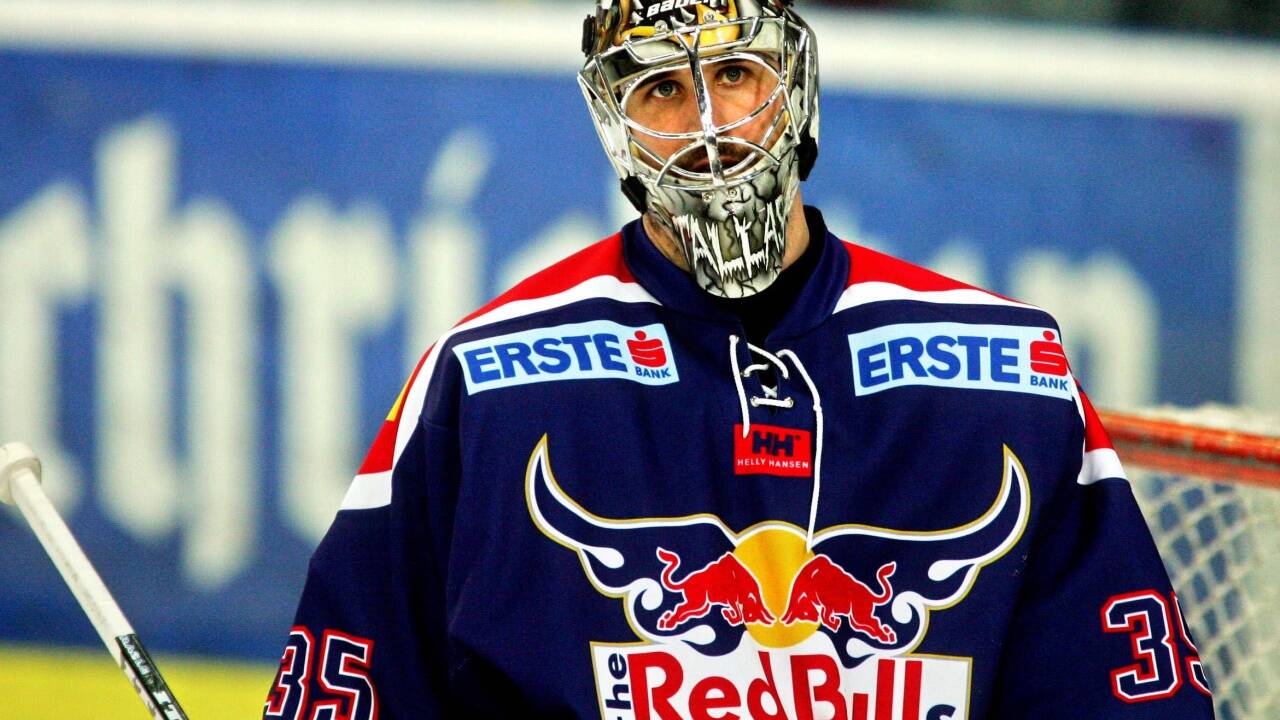 Rob Tallas 2005 in seiner letzten aktiven Saison mit den Salzburger Eisbullen. 