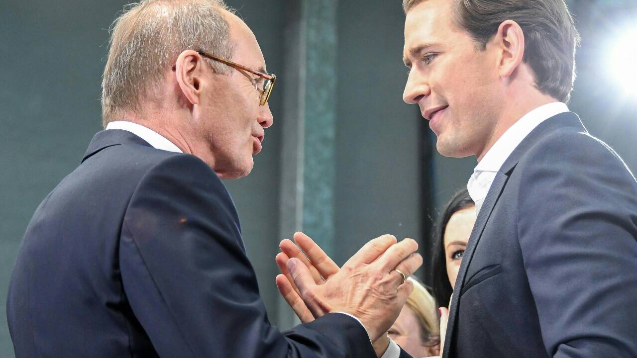Das Verhältnis zwischen Othmar Karas und Sebastian Kurz ist nicht so herzlich, wie es auf diesem Bild scheint. 
