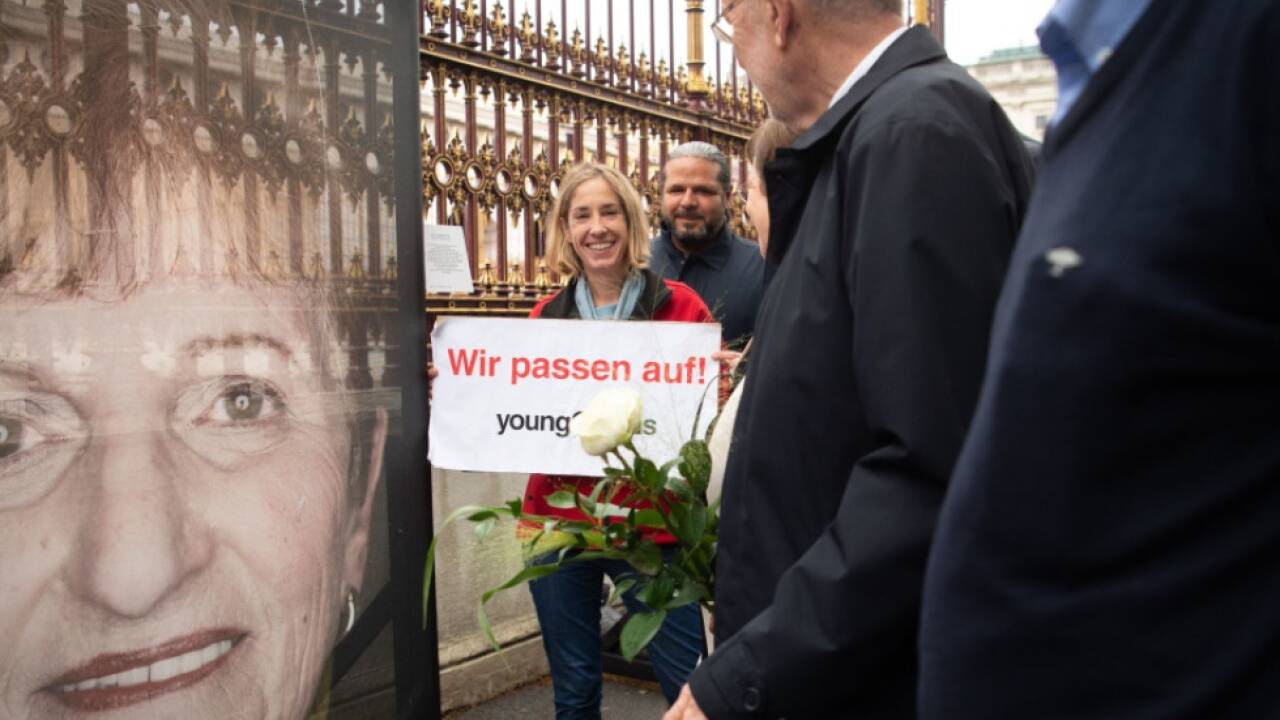 Van der Bellen dankte den freiwilligen Helfern und Helferinnen Van der Bellen dankte den freiwilligen Helfern und Helferinnen