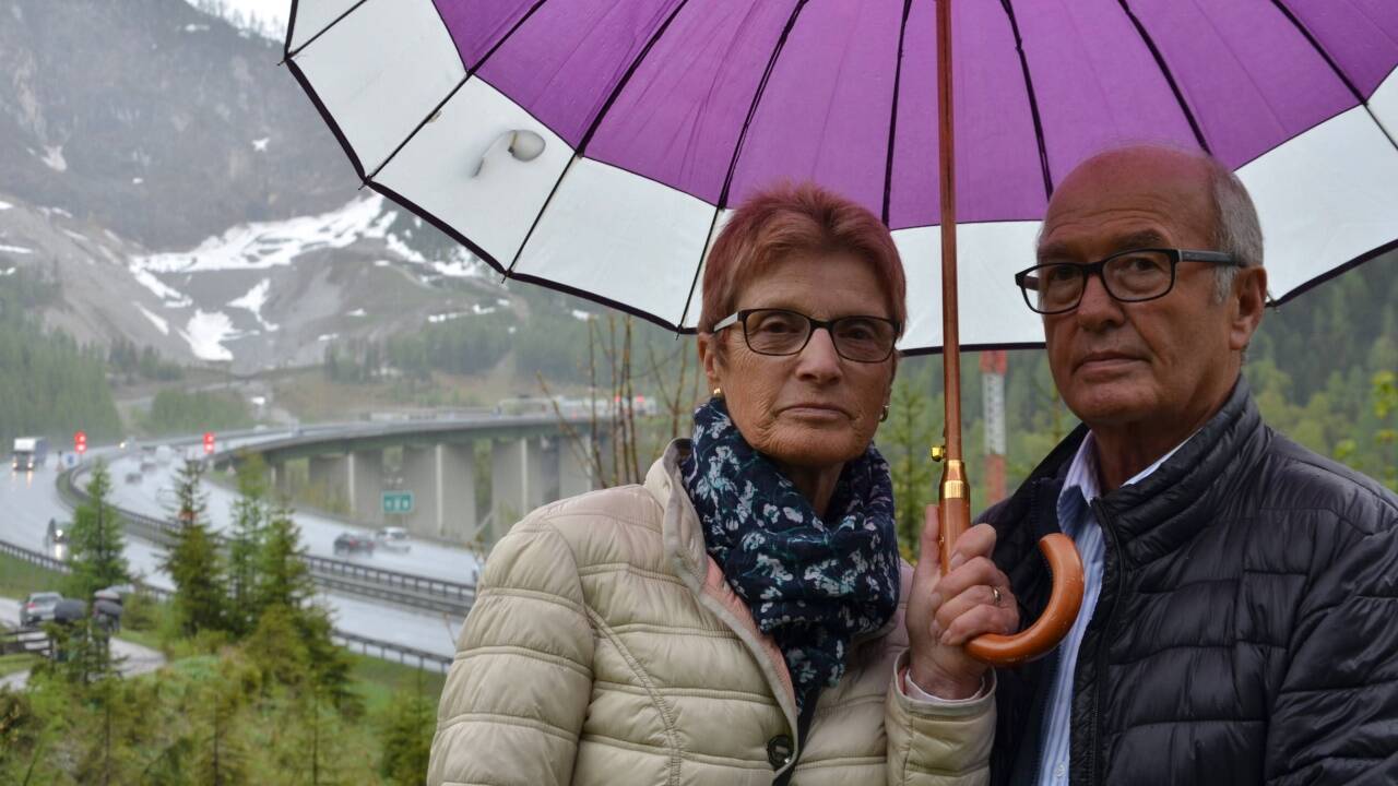 Irmgard und Hermann Strell fuhren am 29. Mai 1999 direkt hinter dem Unglücks-Lkw in den Tauerntunnel ein. 