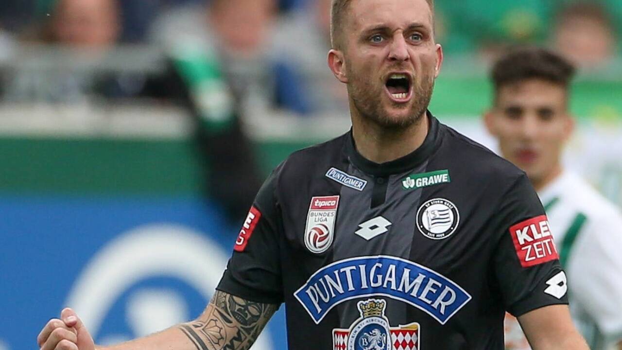 Ausgleich per Elfmeter – Jakob Jantscher (Sturm Graz). 