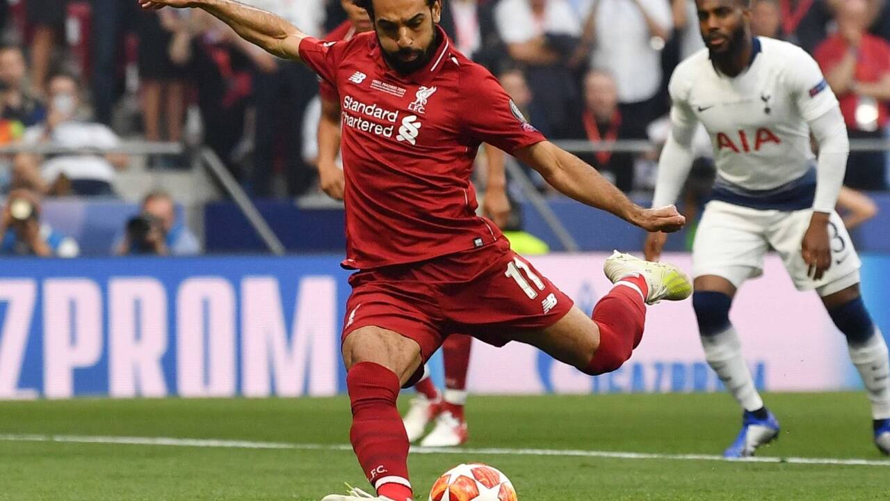 Salah schoss die Reds früh vom Elferpunkt in Führung. 
