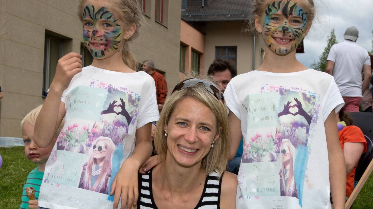 Auch Sieglinde Huber aus Uttendorf im Pinzgau war mit ihren Zwillingstöchtern Isabell und Sarah in St. Michael.  Auch Sieglinde Huber aus Uttendorf im Pinzgau war mit ihren Zwillingstöchtern Isabell und Sarah in St. Michael.