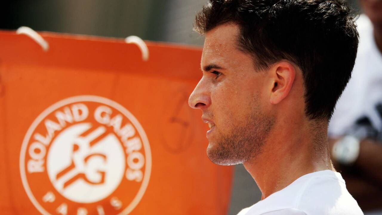 Dominic Thiem reagierte auf seine Versetzung.  Dominic Thiem reagierte auf seine Versetzung.