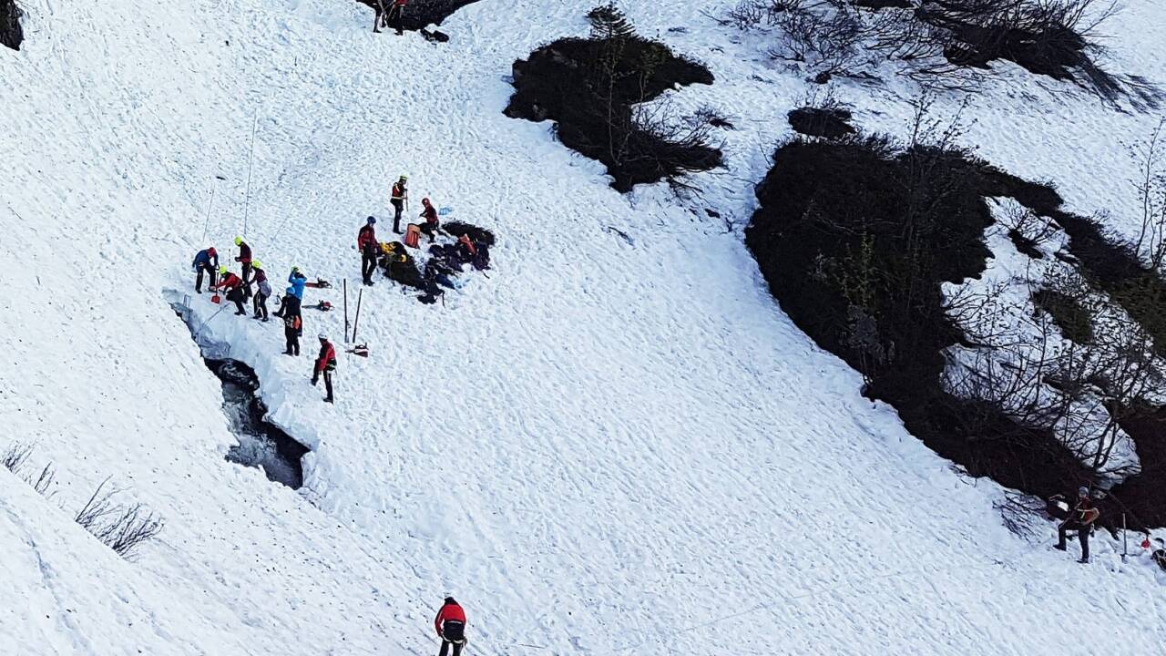 Die Unglücksstelle.  